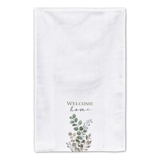 Sage Tan Leaves 16" x 25" Towel Set